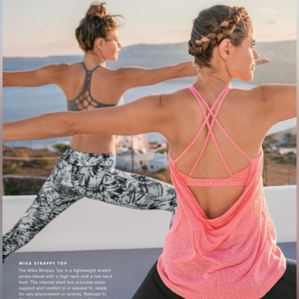 Prana Summer Peach Mika Strappy Top